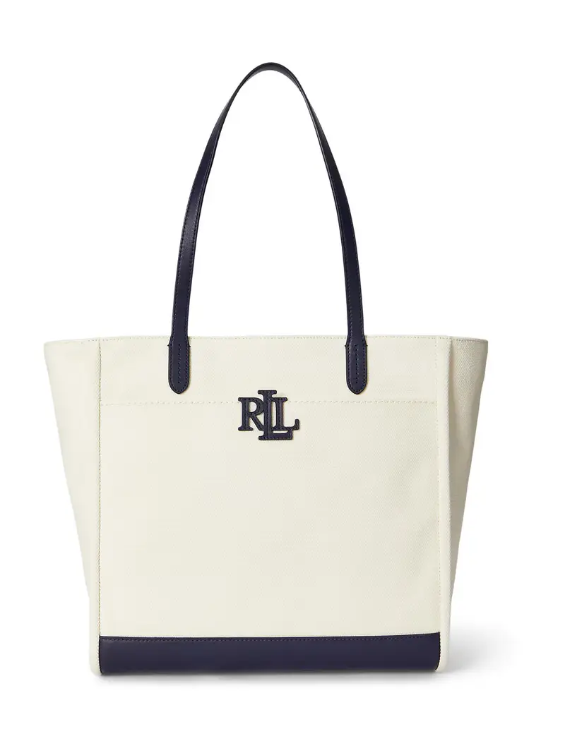 Shopper crema / navy