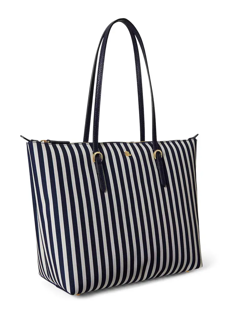 Shopper KEATON navy / bianco miniatura 2