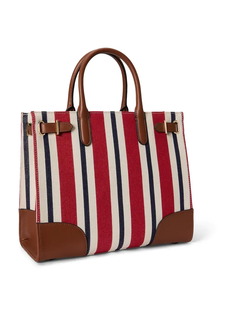 Shopper navy / rosso / bianco miniatura 2