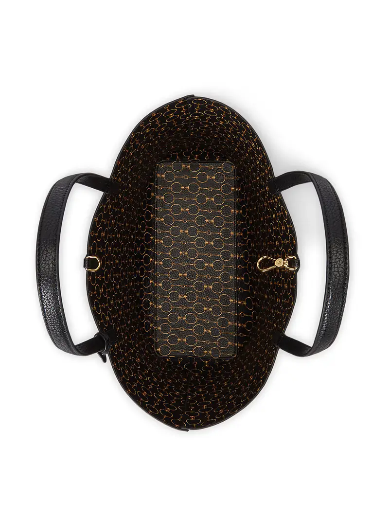 Shopper oro / nero miniatura 3