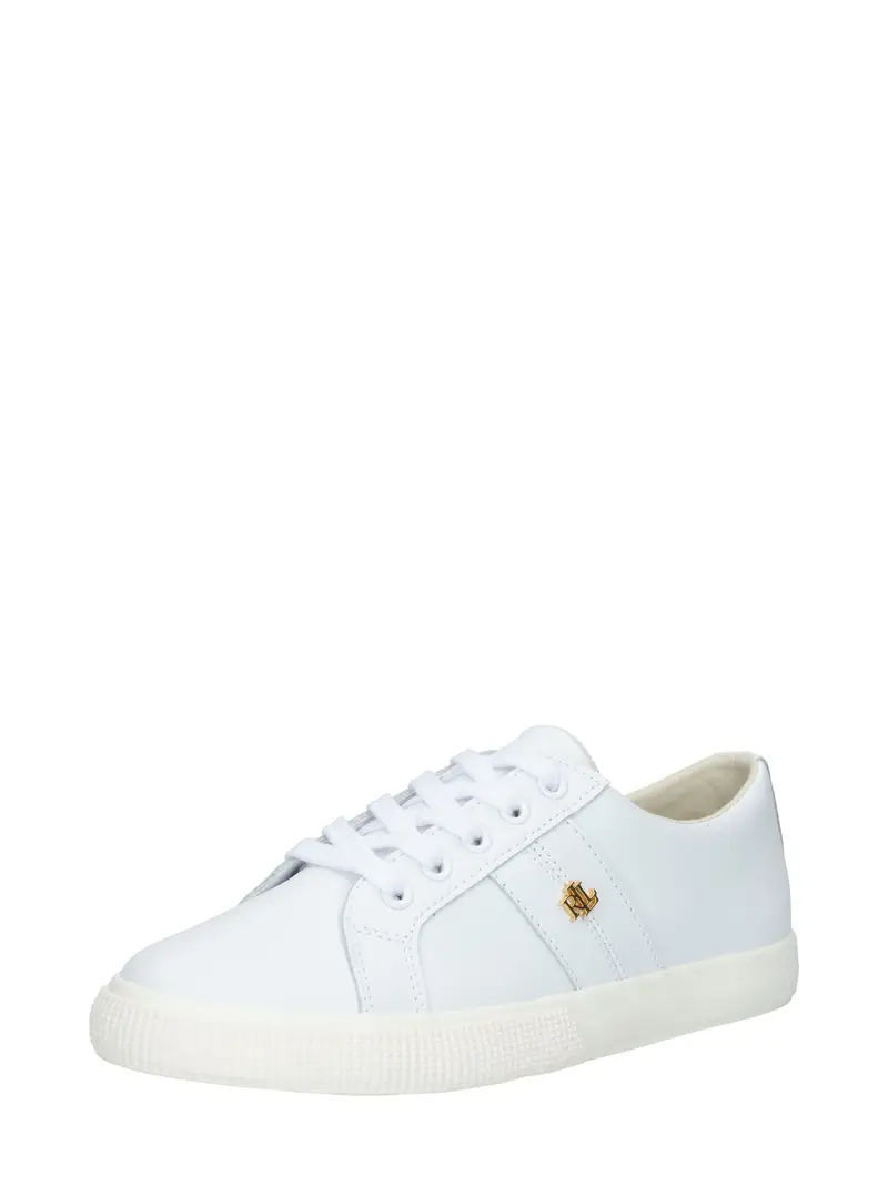 Lauren Ralph Lauren Sneaker bassa 'Janson II'  oro / bianco