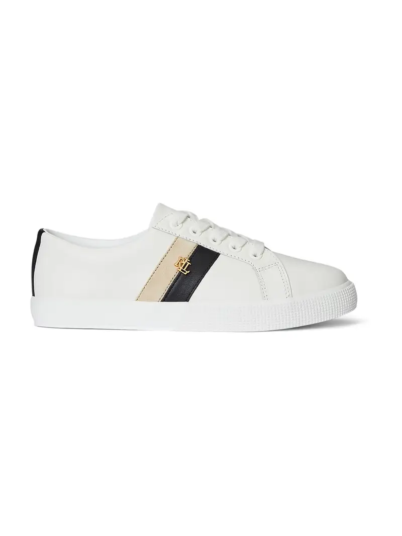 Lauren Ralph Lauren Sneaker bassa 'JANSON II'  stucco / nero / bianco