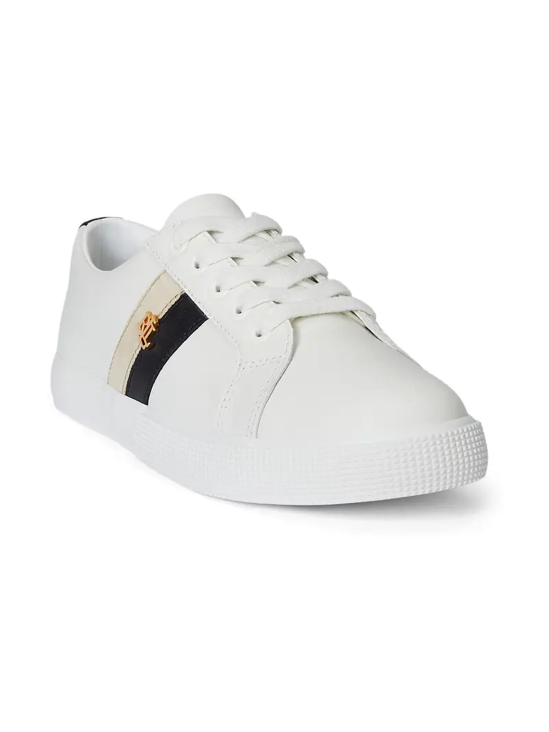 Lauren Ralph Lauren Sneaker bassa 'JANSON II' stucco / nero / bianco miniatura 3