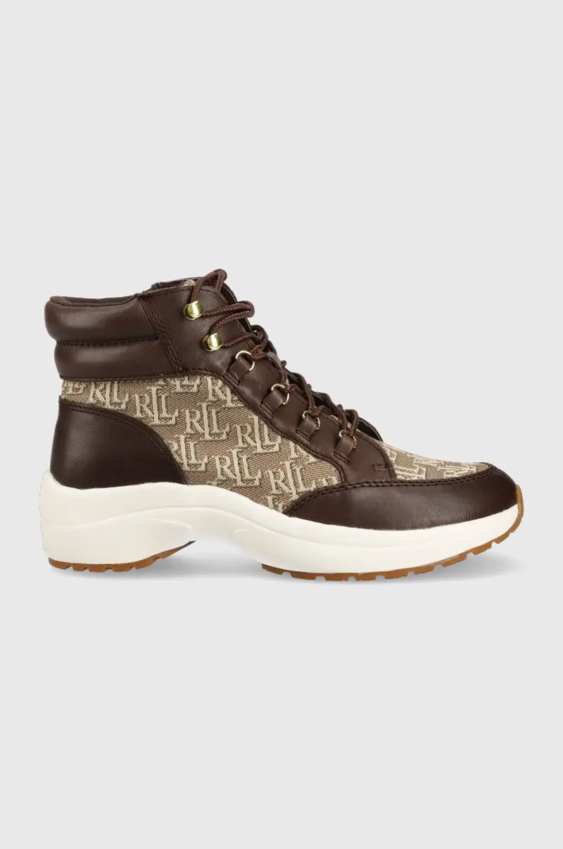 sneakers donna Marrone