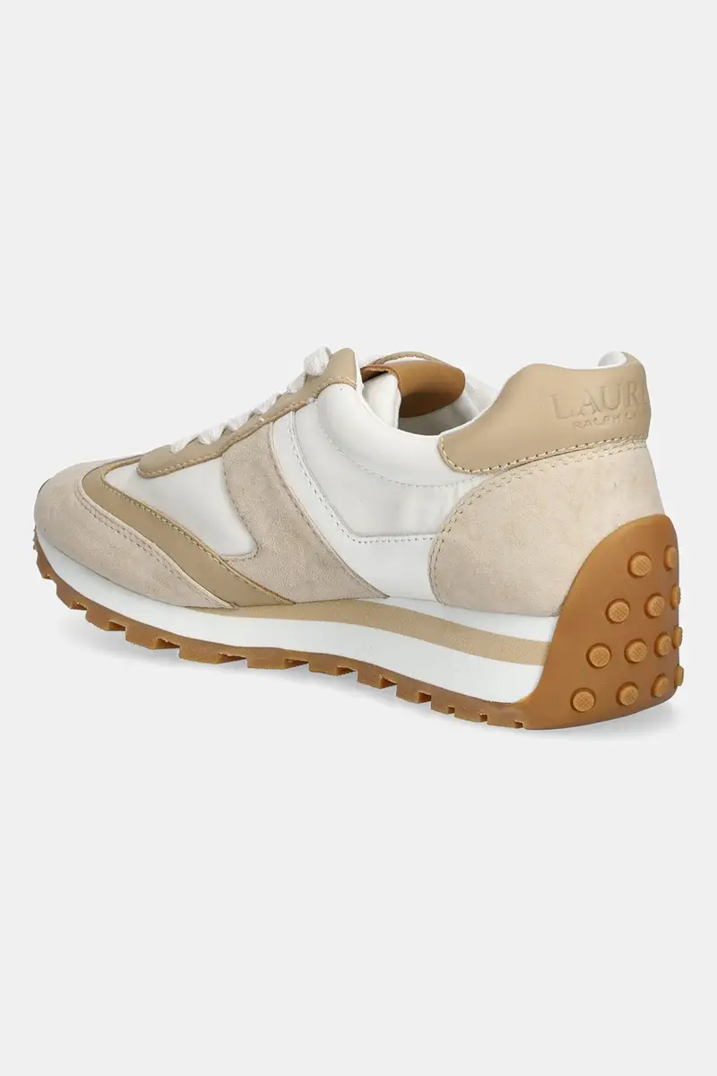 sneakers in pelle Dani donna colore beige 802951384010 miniatura 3