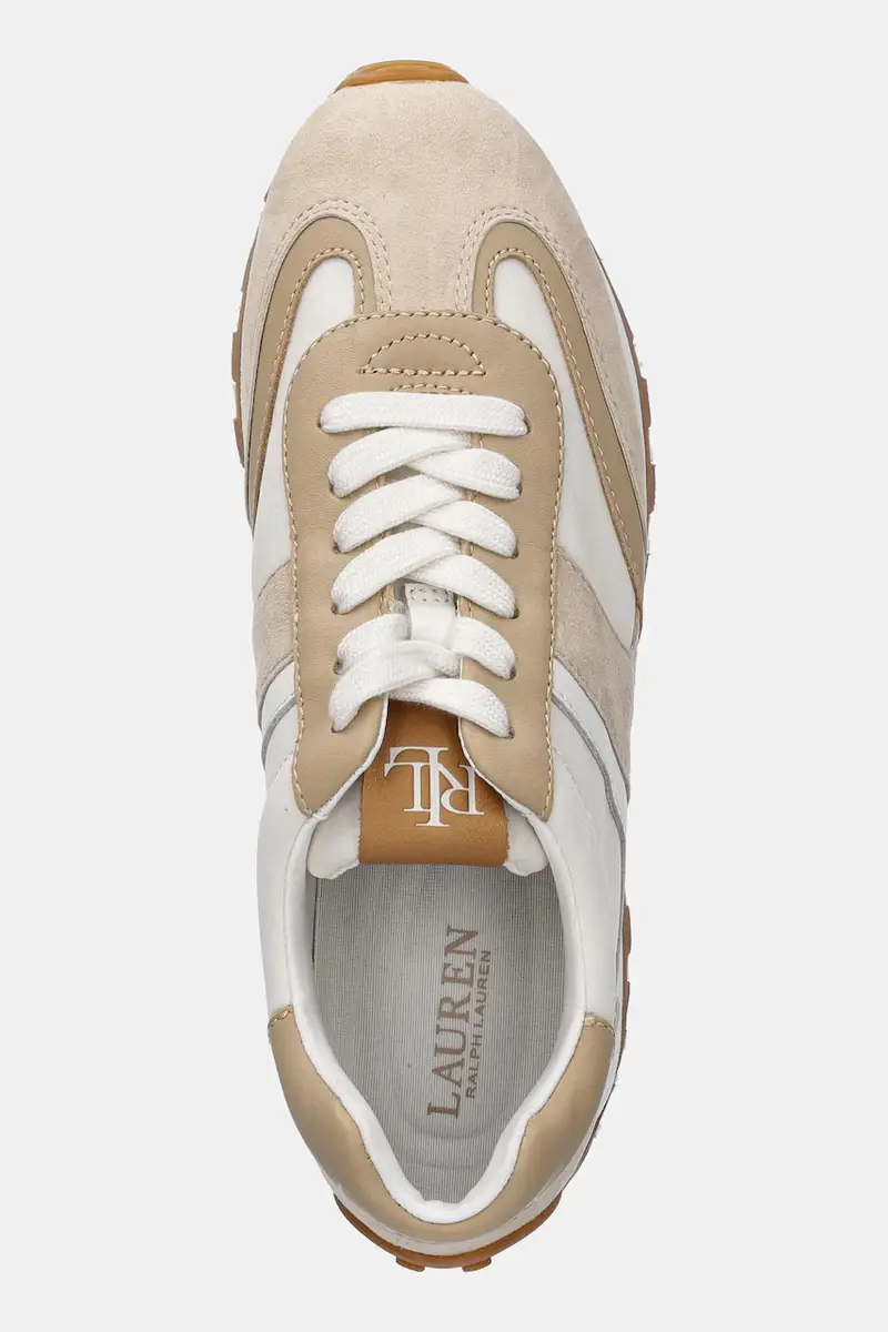 sneakers in pelle Dani donna colore beige 802951384010 miniatura 4