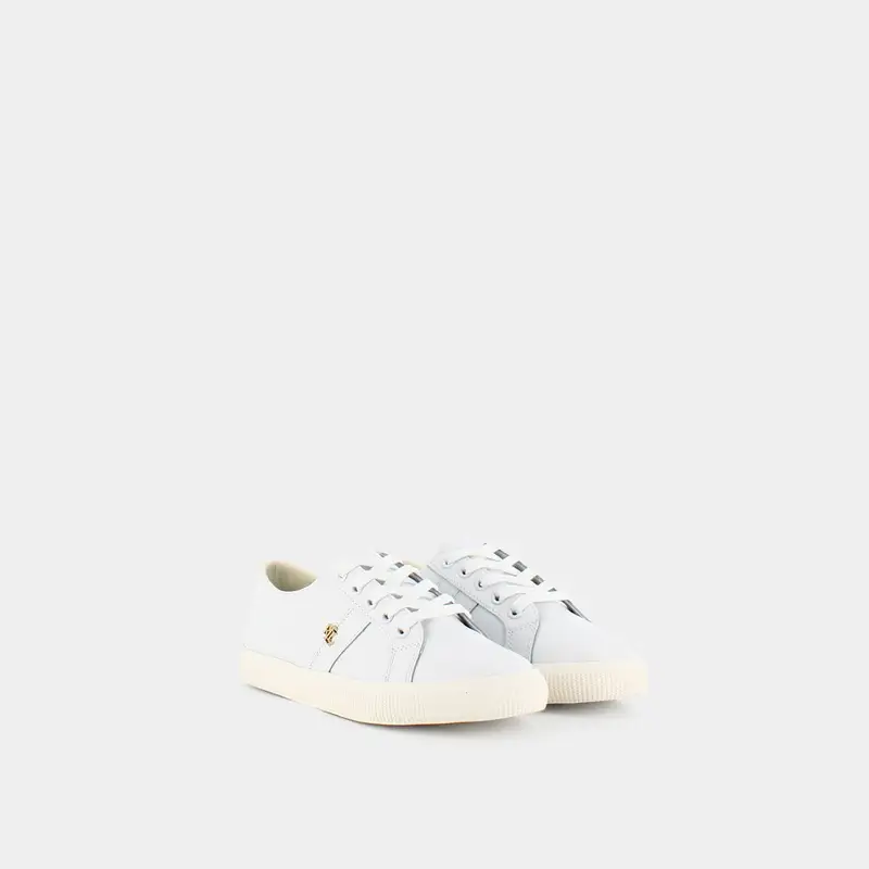 Sneakers Lauren Ralph Lauren da Donna, bianco miniatura 2