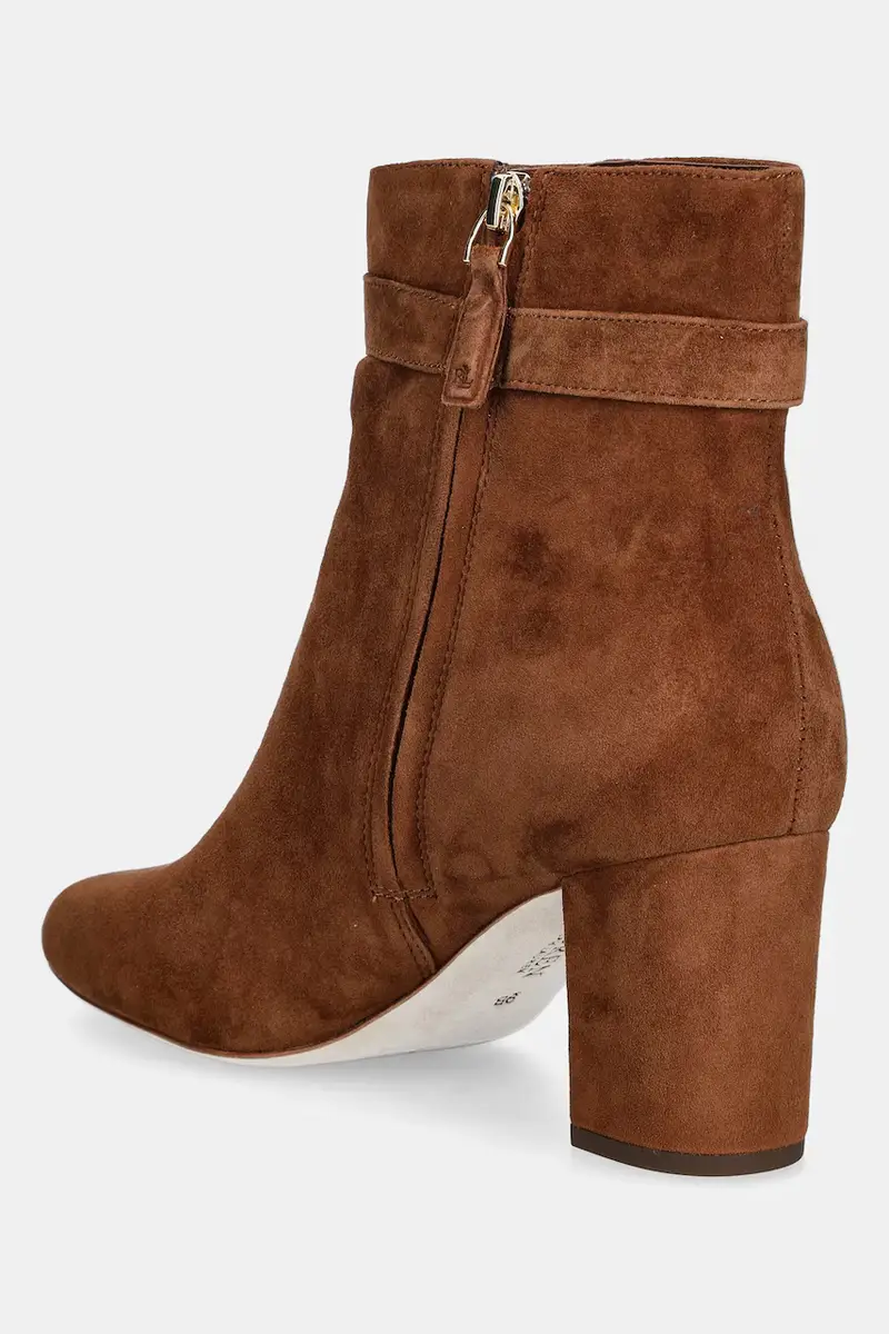 stivaletti alla caviglia in camoscio Kellie Bt Hl colore marrone 802967827002 miniatura 3