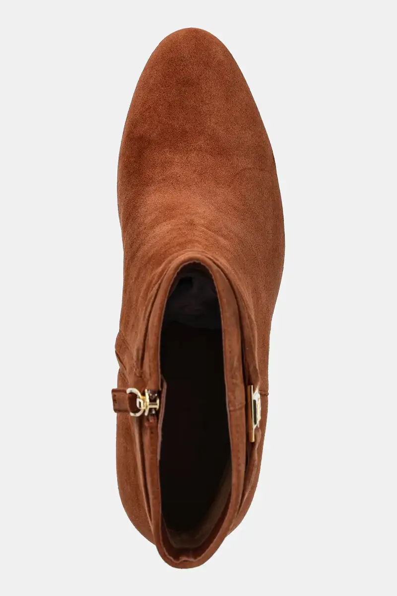 stivaletti alla caviglia in camoscio Kellie Bt Hl colore marrone 802967827002 miniatura 4