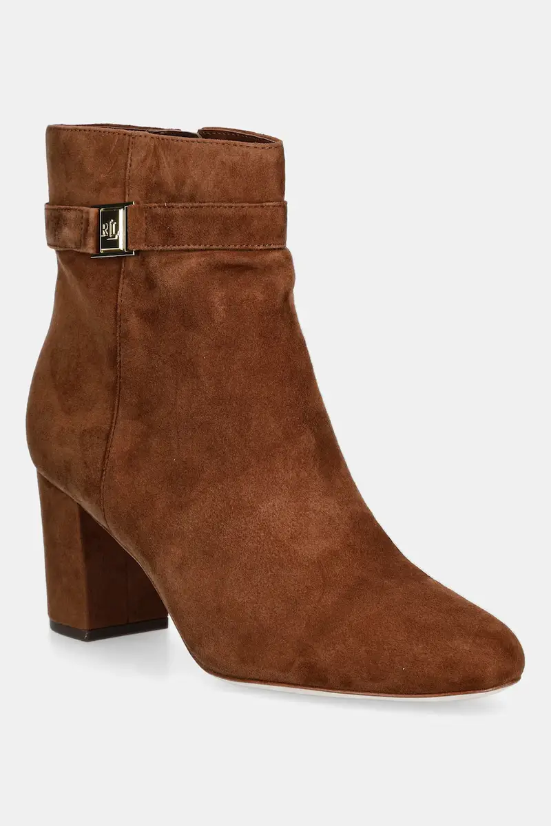 stivaletti alla caviglia in camoscio Kellie Bt Hl colore marrone 802967827002