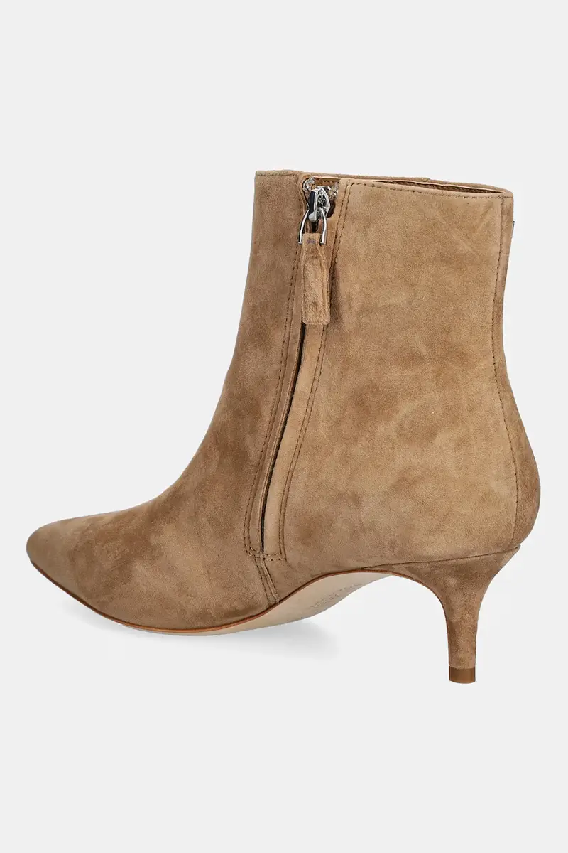 stivaletti alla caviglia in camoscio Mckay Bt Hl donna colore beige 802967779003 miniatura 3