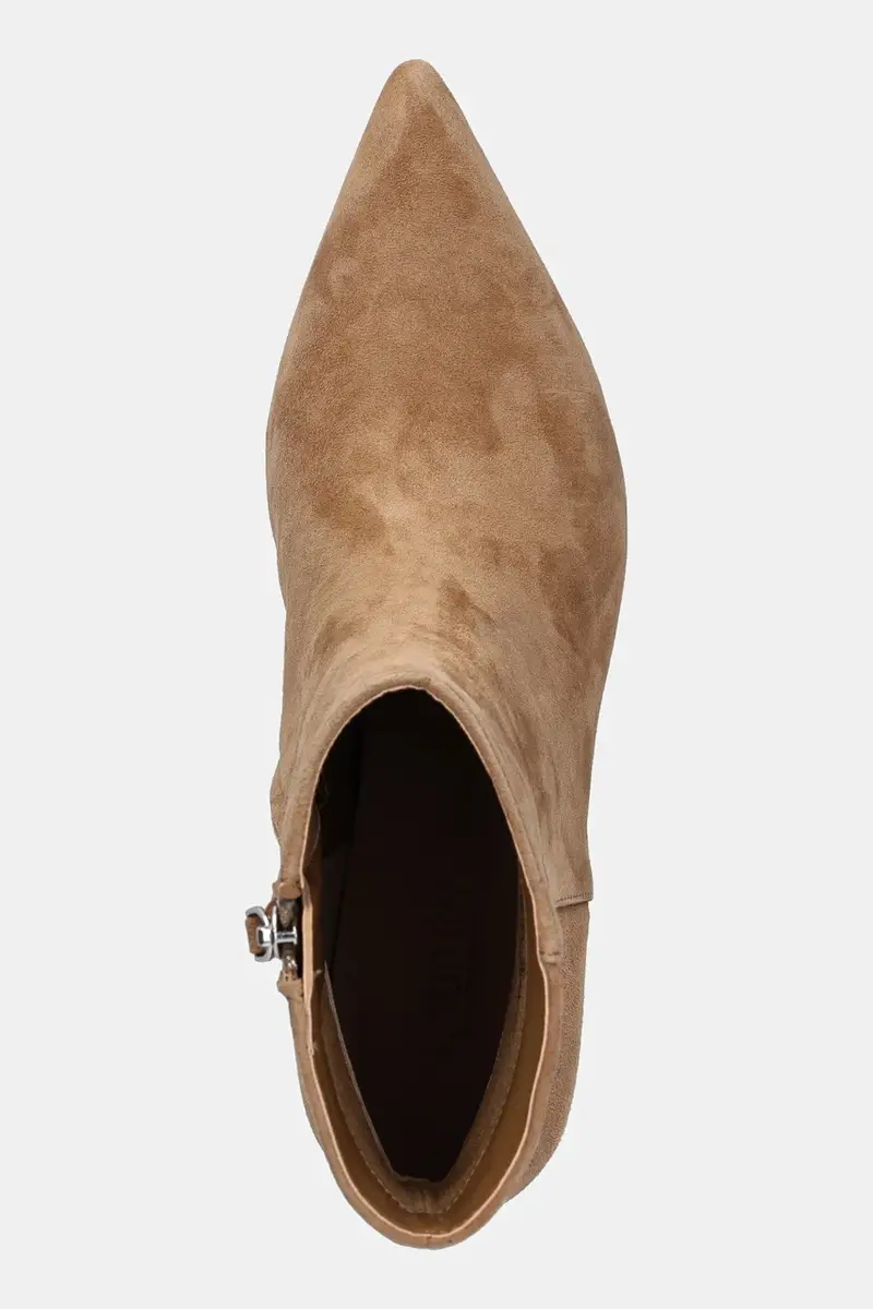 stivaletti alla caviglia in camoscio Mckay Bt Hl donna colore beige 802967779003 miniatura 4