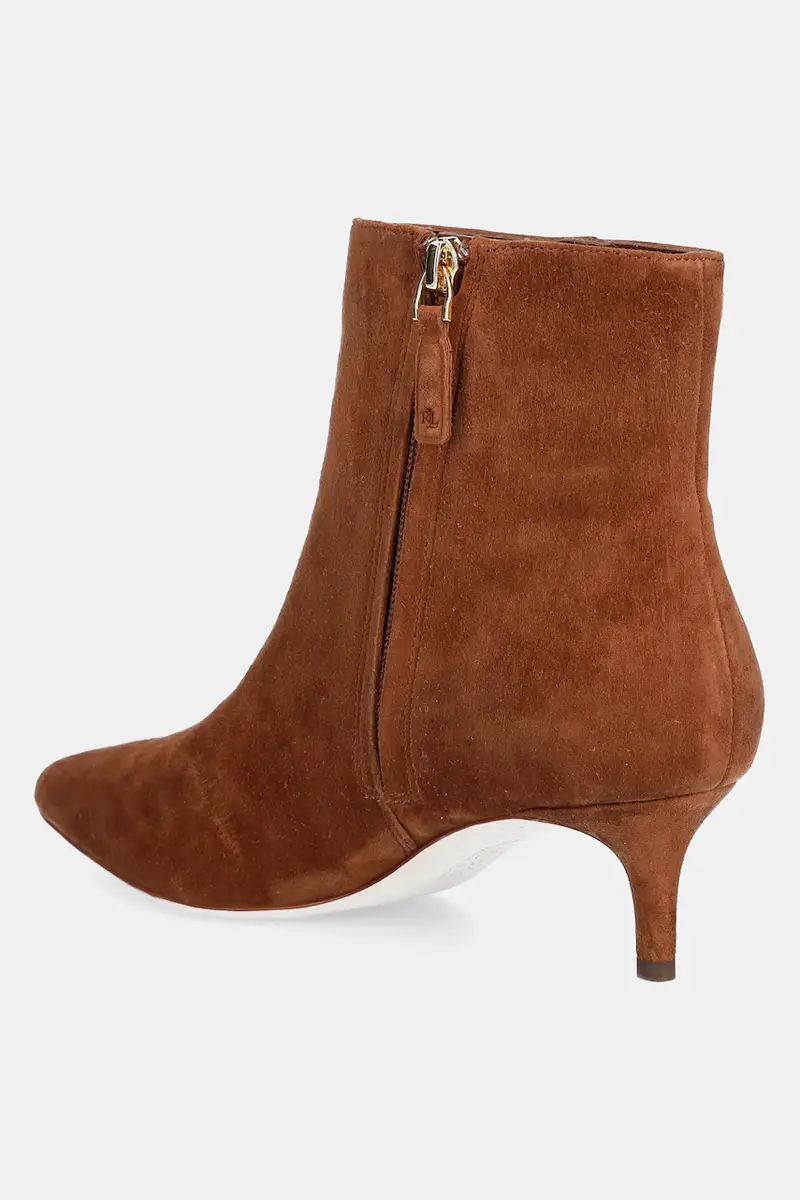 stivaletti alla caviglia in camoscio Mckay Bt Hl donna colore marrone 802967779002 miniatura 3