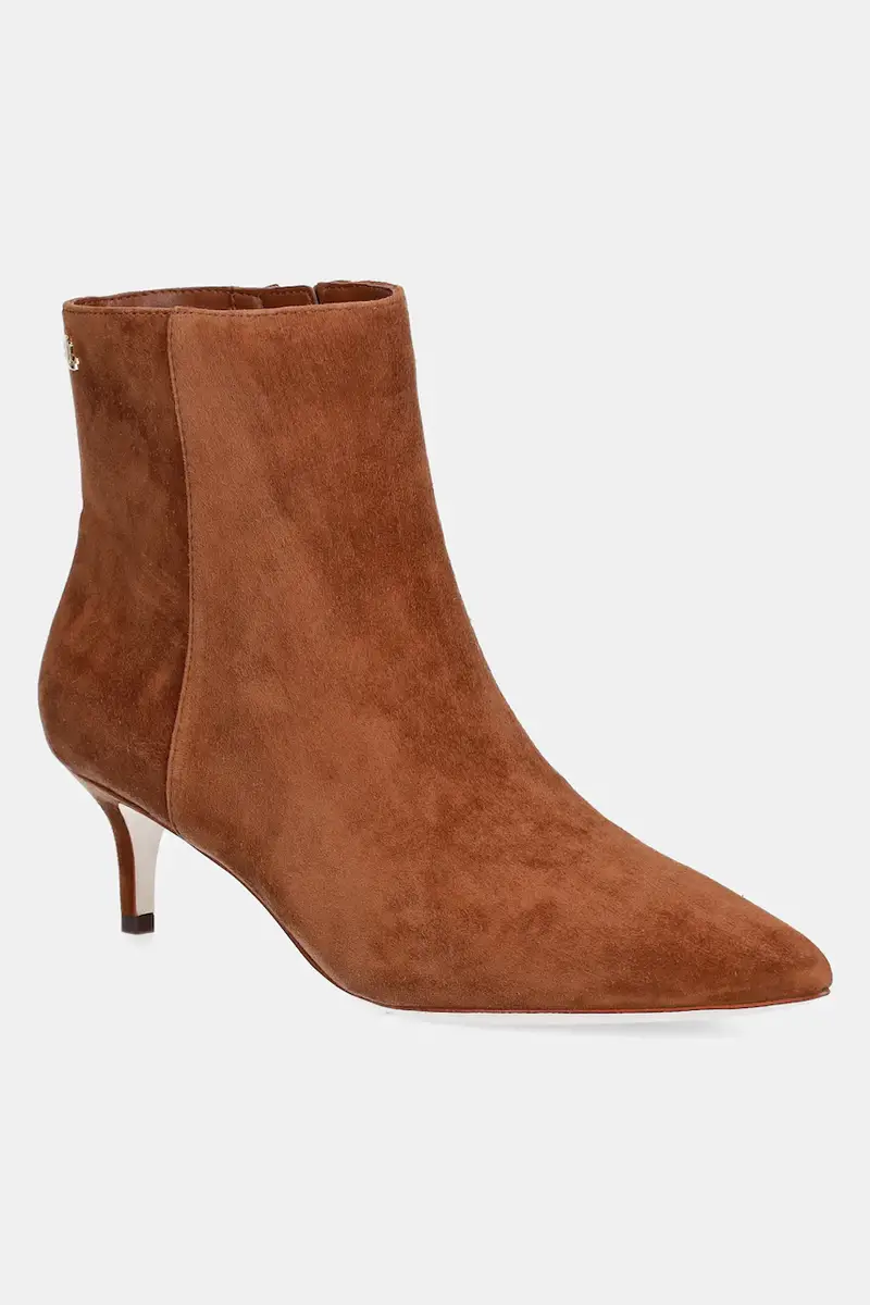 stivaletti alla caviglia in camoscio Mckay Bt Hl donna colore marrone 802967779002