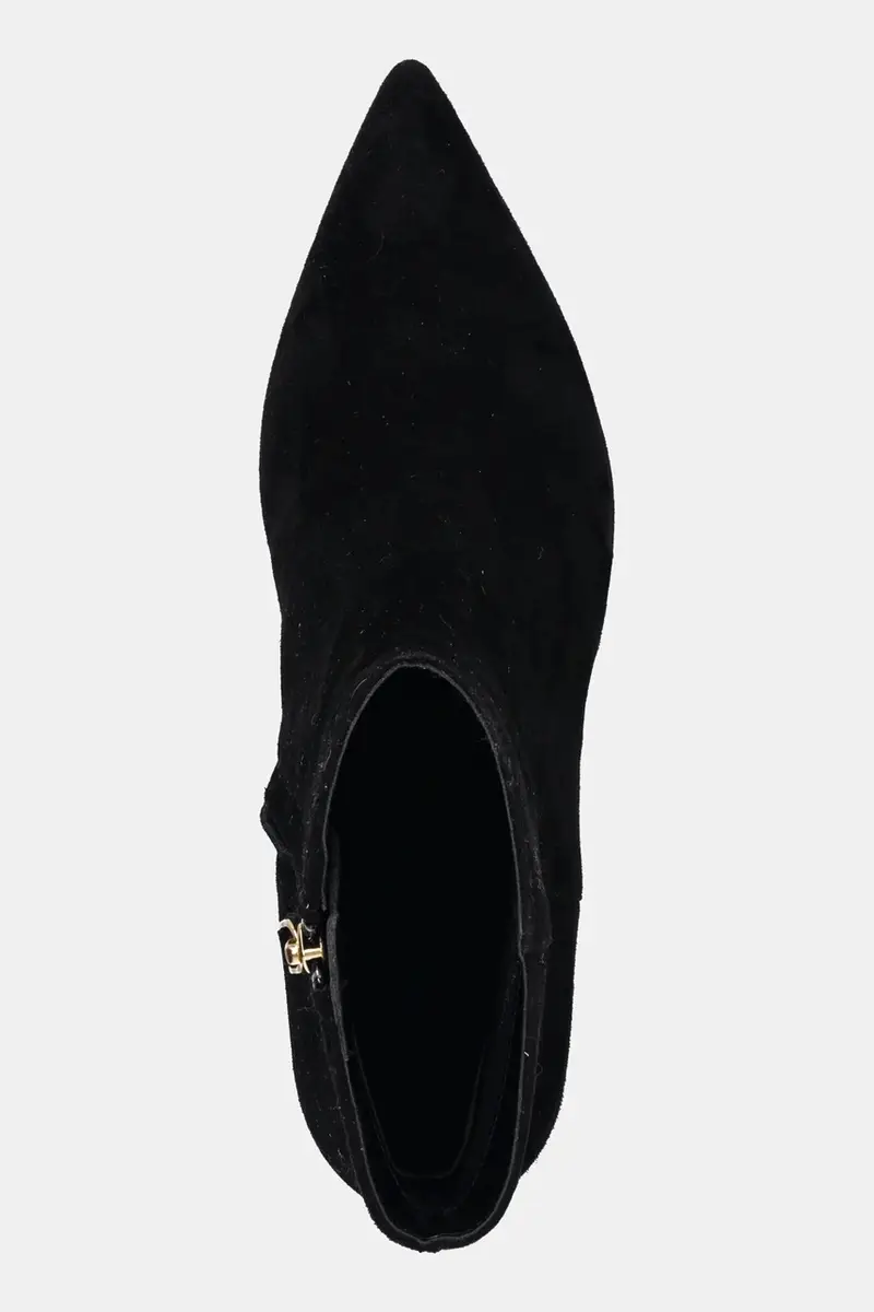 stivaletti alla caviglia in camoscio Mckay Bt Hl Nero miniatura 4