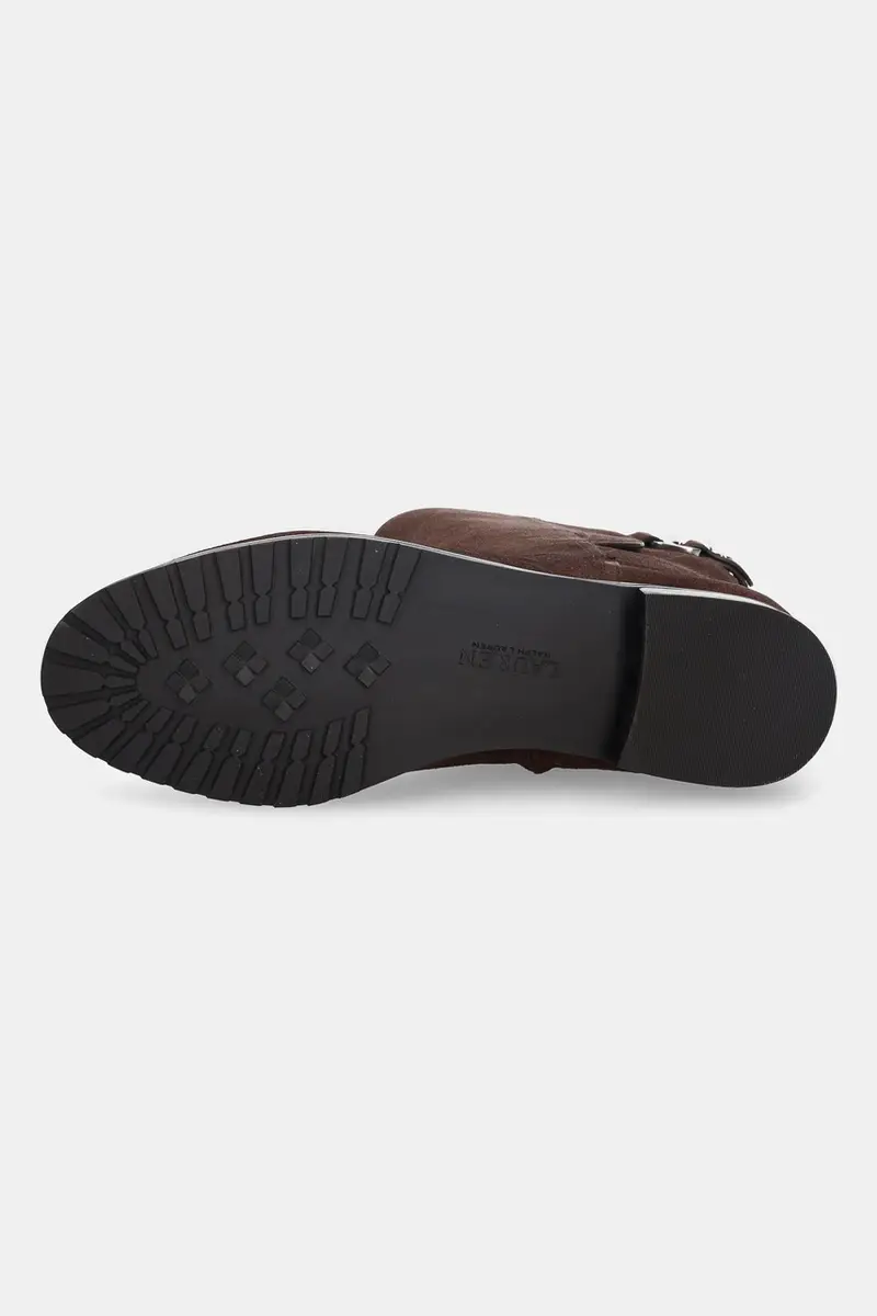 stivaletti alla caviglia in camoscio Tasha Mid donna colore marrone 802980070002 miniatura 5