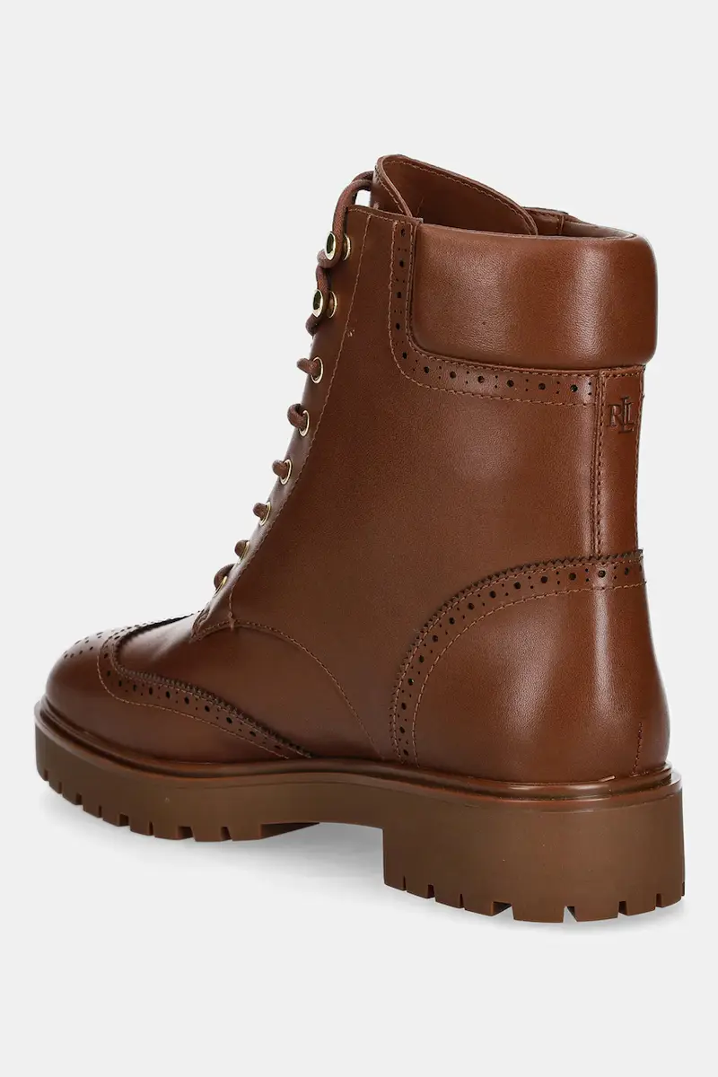 stivaletti alla caviglia in pelle Alysn Lup Pr colore marrone 802977885001 miniatura 3