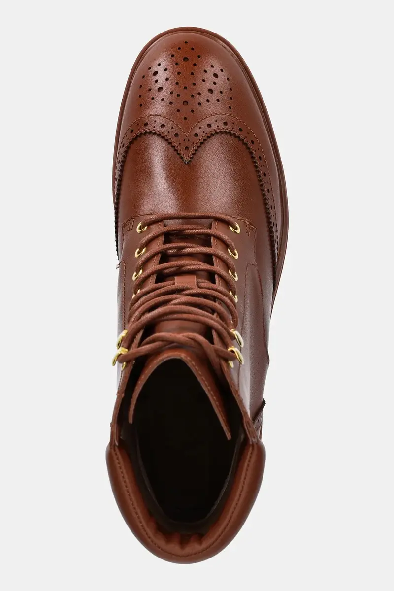 stivaletti alla caviglia in pelle Alysn Lup Pr colore marrone 802977885001 miniatura 4