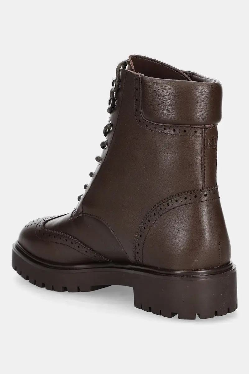 stivaletti alla caviglia in pelle Alysn Lup Pr colore marrone 802977885002 miniatura 3