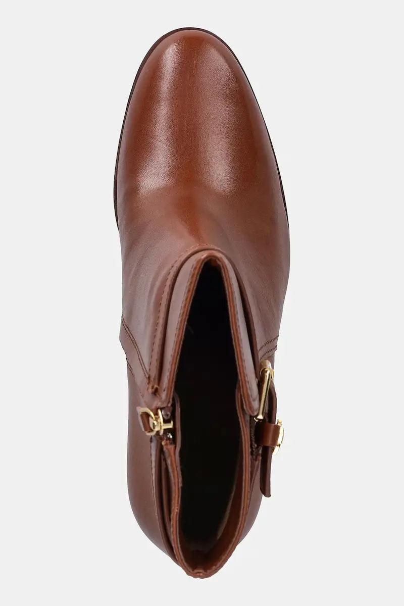 stivaletti alla caviglia in pelle Brke Bt Hl 2 donna colore marrone 802974475001 miniatura 4