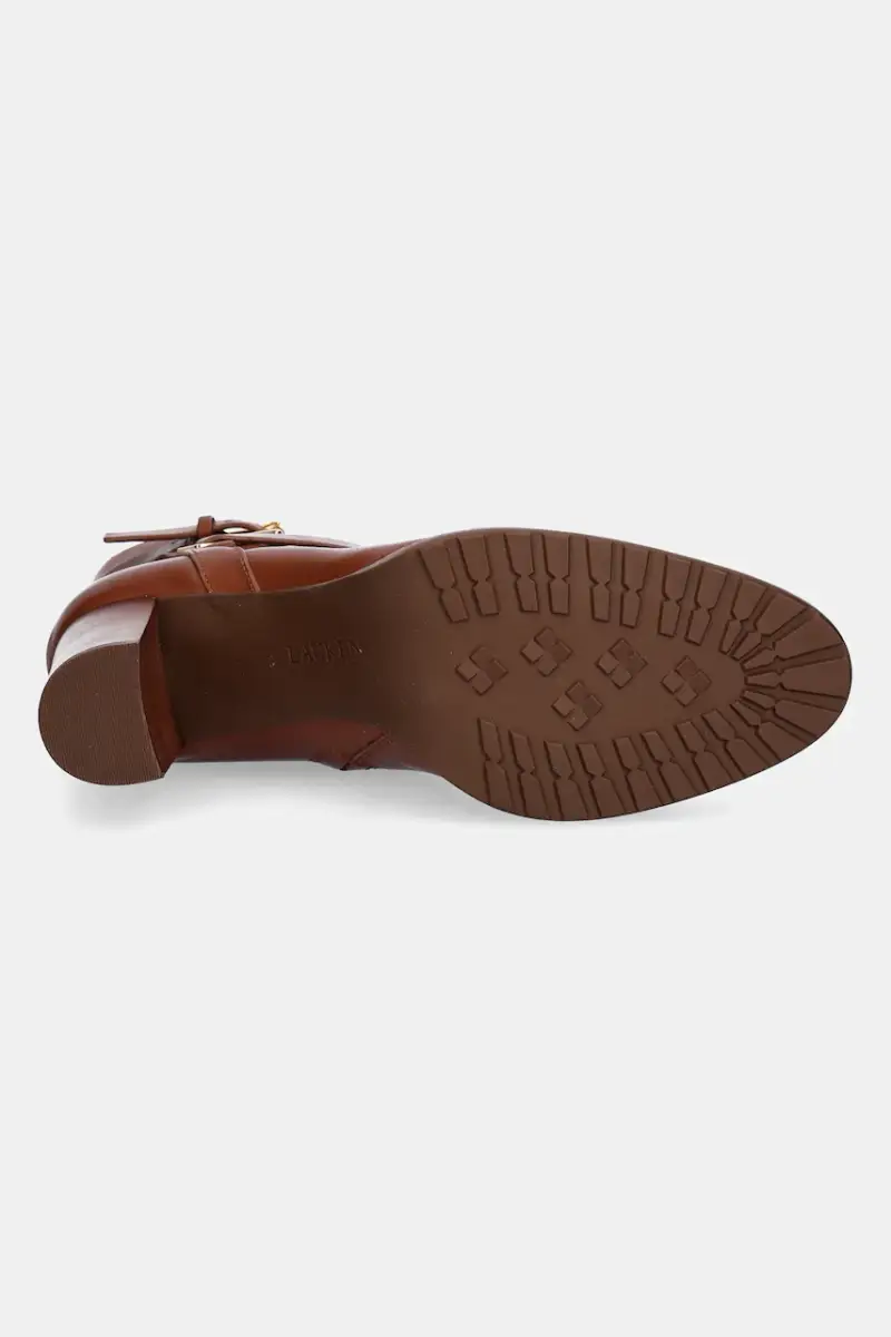 stivaletti alla caviglia in pelle Cllns Bt Hl donna colore marrone 802974385001 miniatura 5