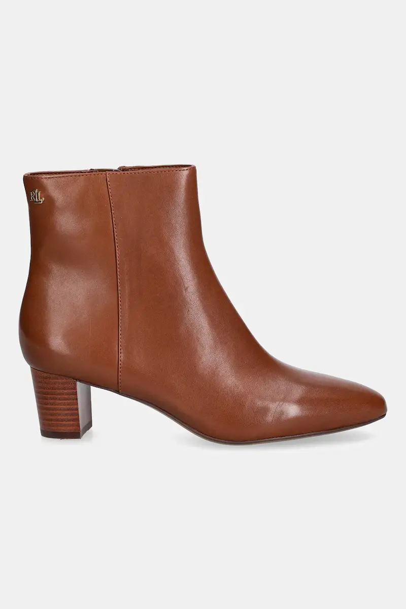 stivaletti alla caviglia in pelle Demi donna colore marrone 802974503001 miniatura 2