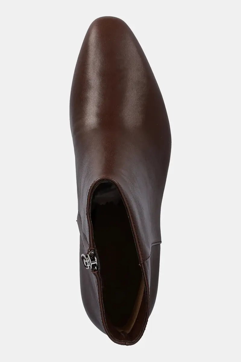 stivaletti alla caviglia in pelle Demi donna colore marrone 802974503002 miniatura 4
