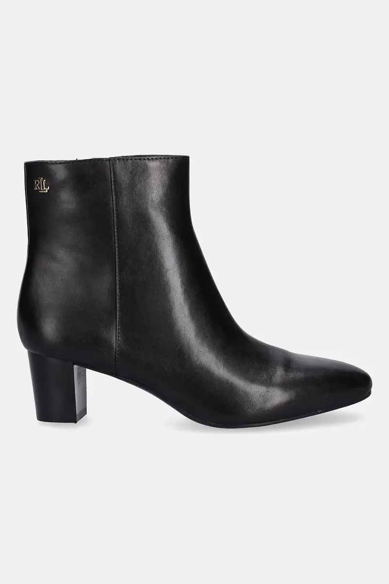 stivaletti alla caviglia in pelle Demi donna colore nero 802967842001 miniatura 2