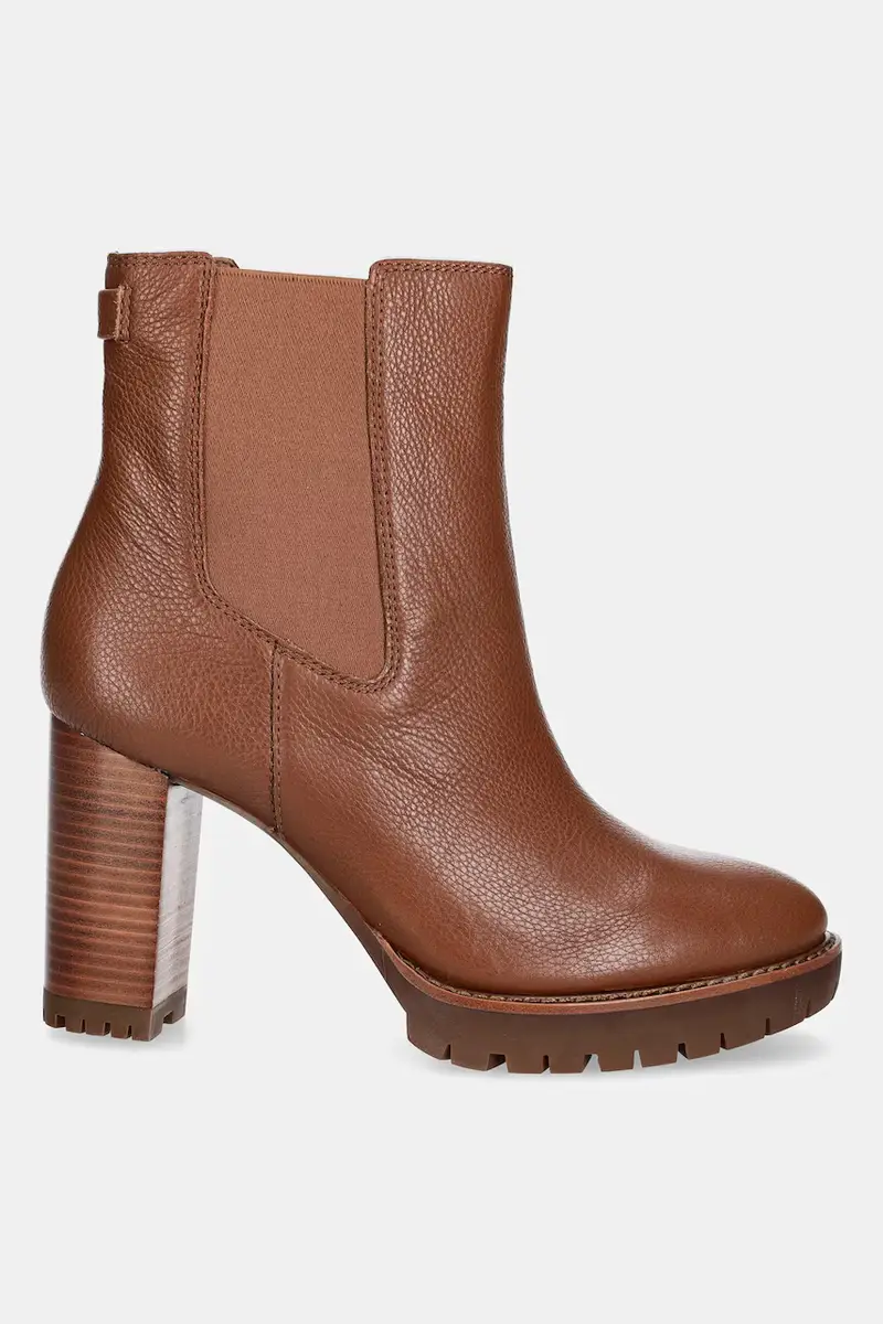 stivaletti alla caviglia in pelle Layne donna colore marrone 802974391002 miniatura 2