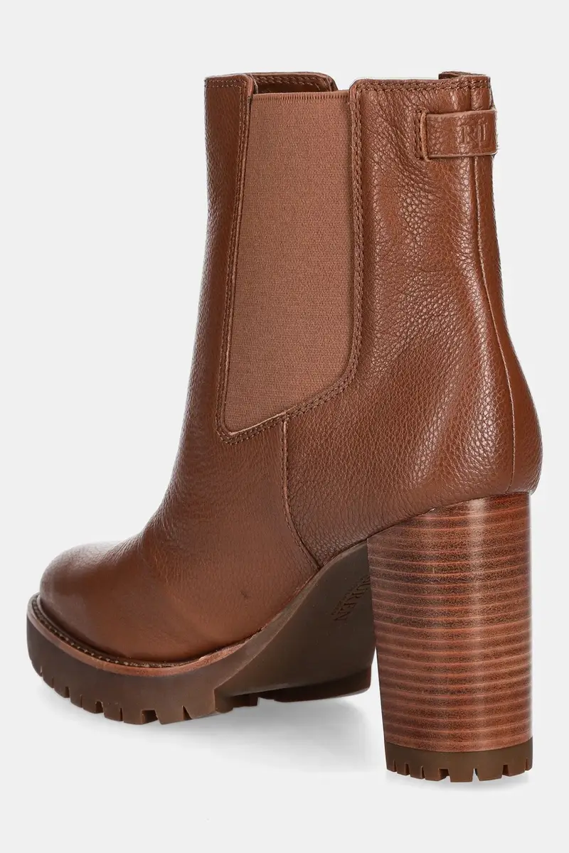 stivaletti alla caviglia in pelle Layne donna colore marrone 802974391002 miniatura 3