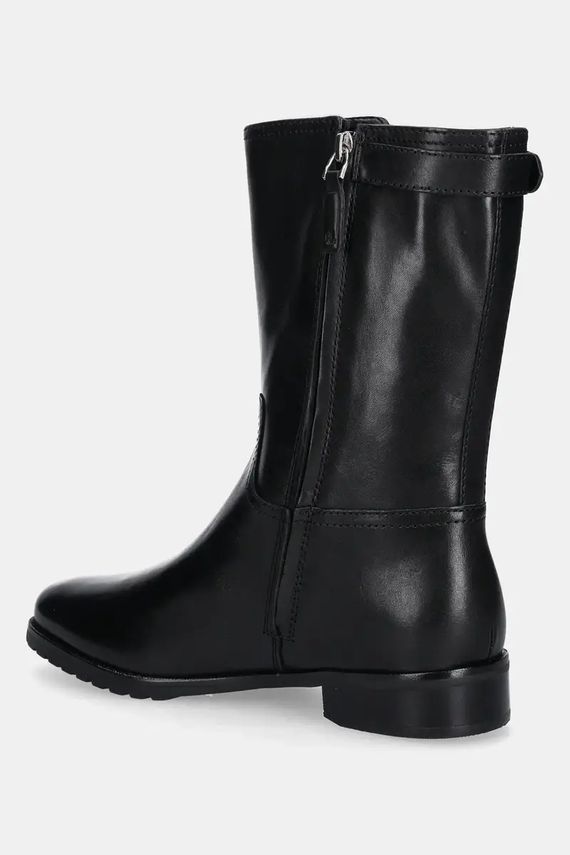 stivaletti alla caviglia in pelle Tasha Mid colore nero 802P06251001 miniatura 3