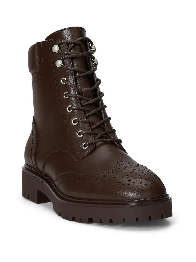 Lauren Ralph Lauren Stivaletto stringato 'ALYSN' marrone scuro miniatura 3