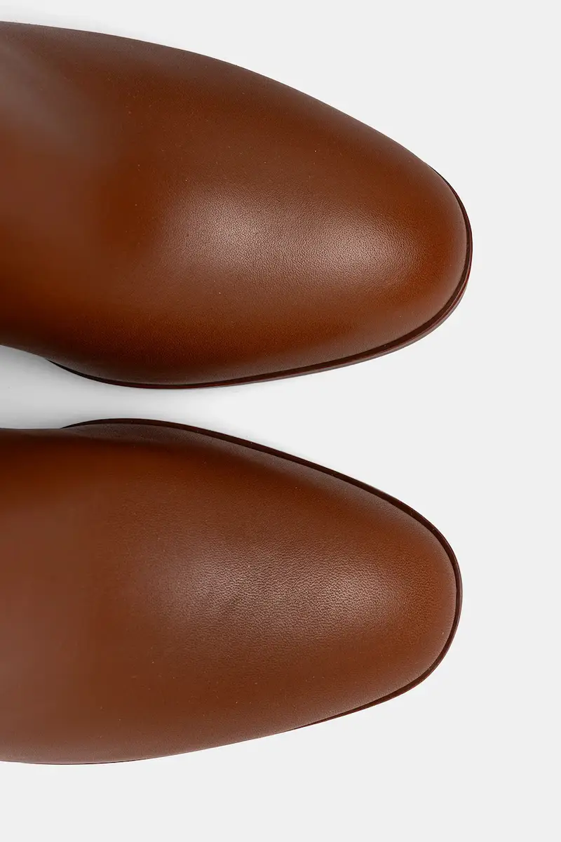 stivali in pelle Charly donna colore marrone 802974388001 miniatura 4