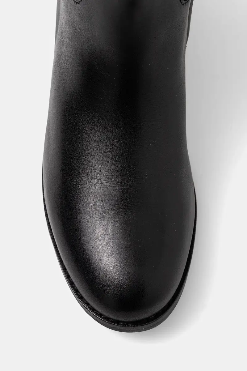 stivali in pelle Justine II donna colore nero 802980557001 miniatura 4