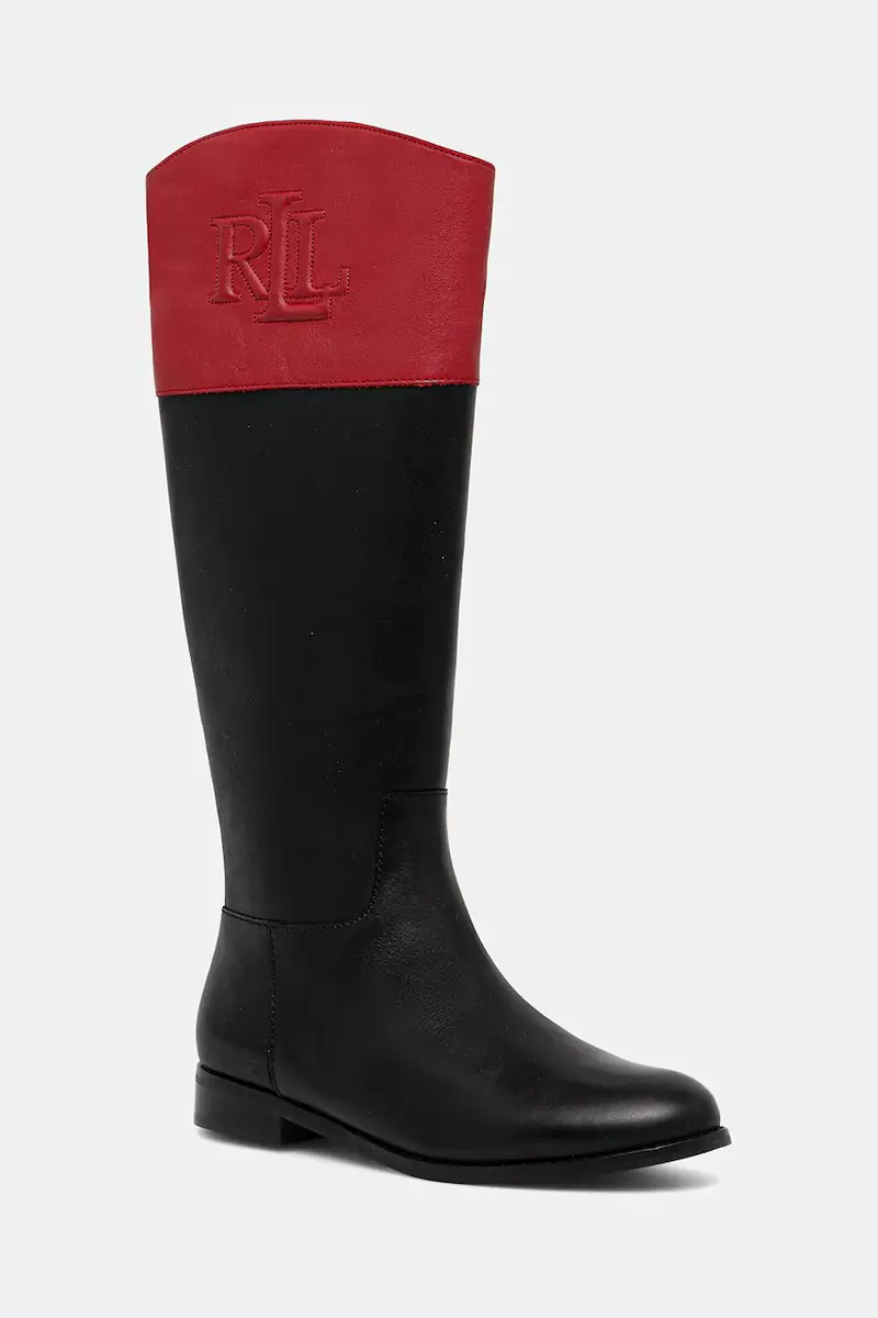 stivali in pelle Justine II donna colore nero 802980557001