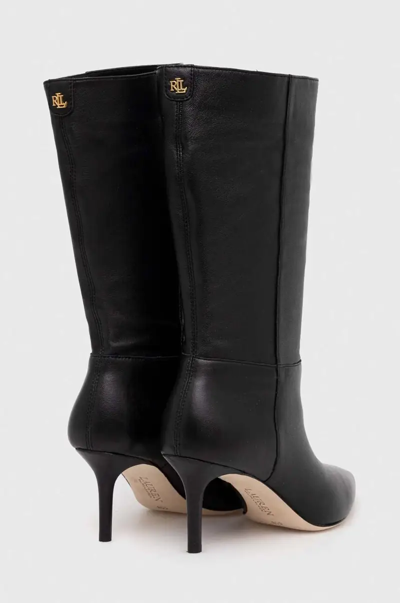 stivali in pelle Leannah donna colore nero 802942516001 miniatura 3