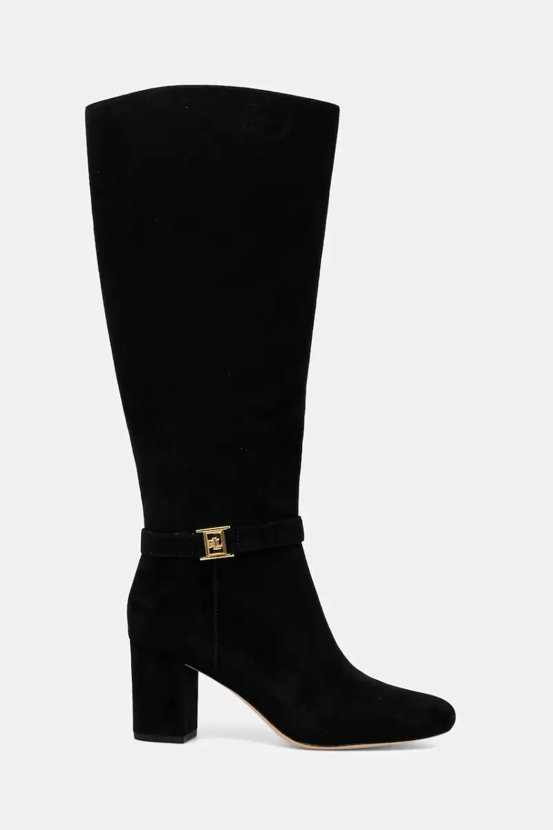 stivali in pelle scamosciata Kellie Tl Hl donna colore nero 802967843001 miniatura 2