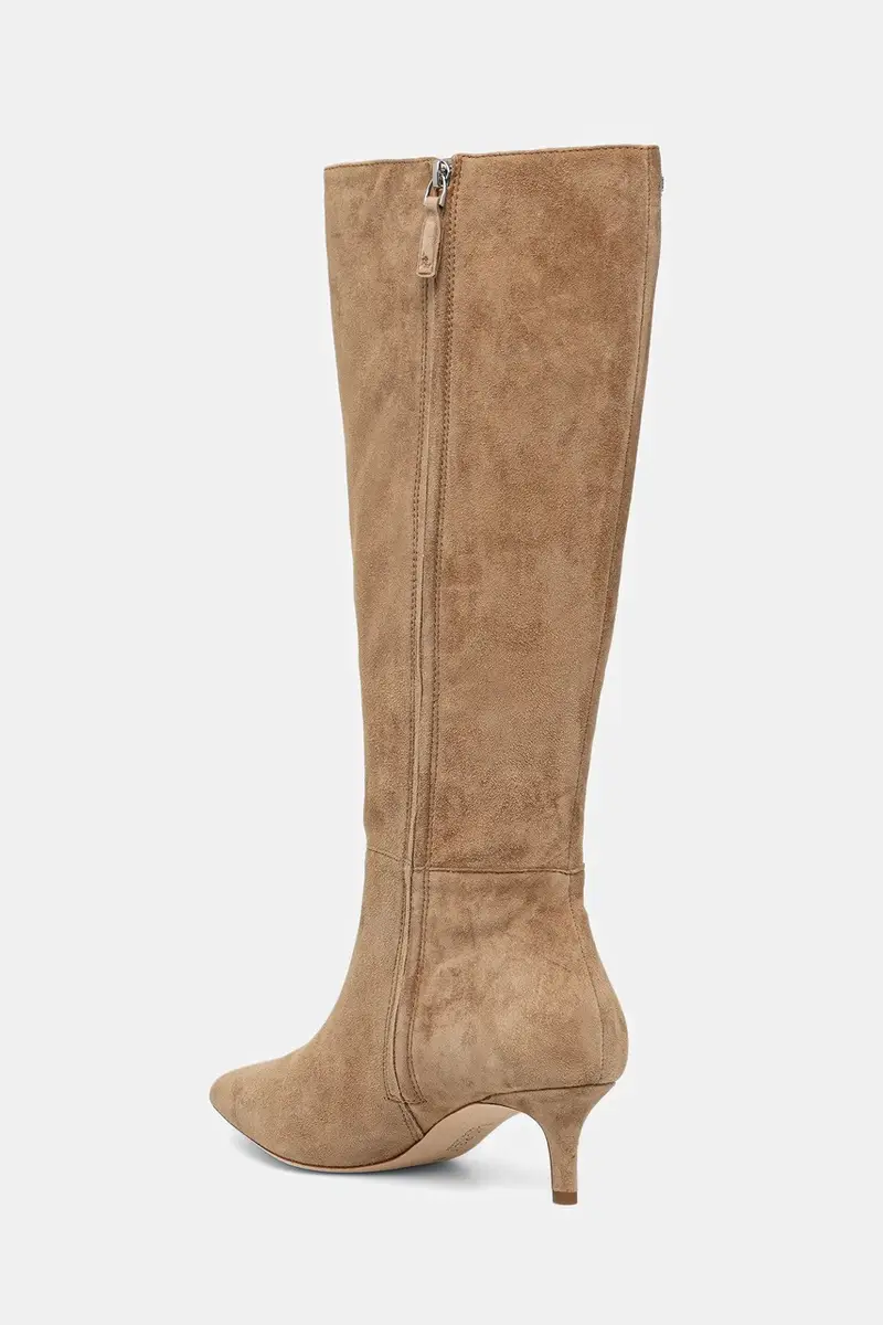 stivali in pelle scamosciata Mckay Tl Hl donna colore beige 802967811001 miniatura 3