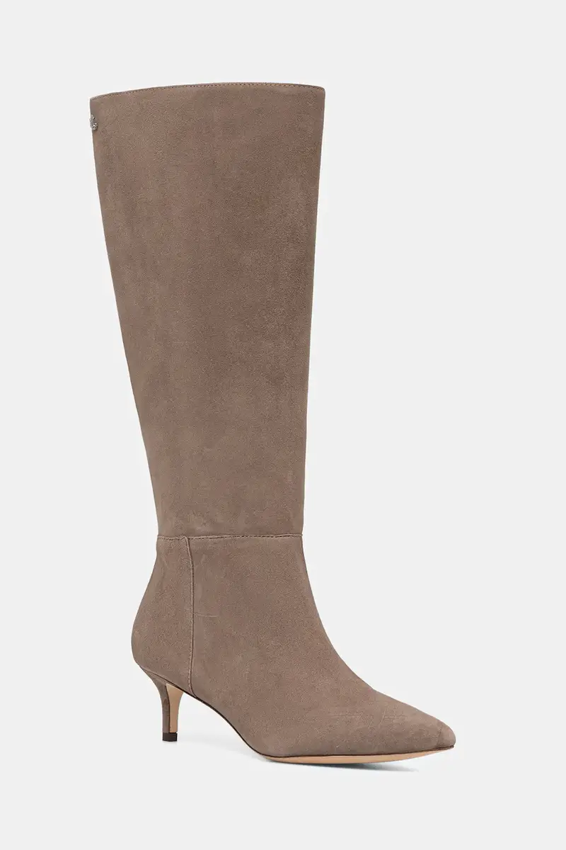 stivali in pelle scamosciata Mckay Tl Hl donna colore beige 802967811006