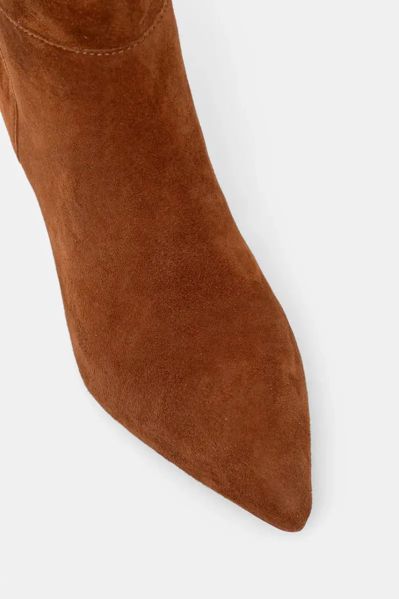 stivali in pelle scamosciata Mckay Tl Hl donna colore marrone 802967811003 miniatura 4