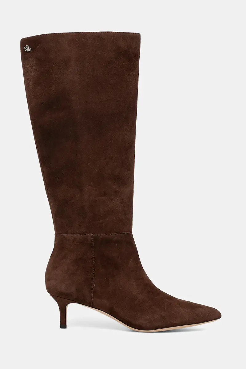 stivali in pelle scamosciata Mckay Tl Hl donna colore marrone 802967811004 miniatura 2