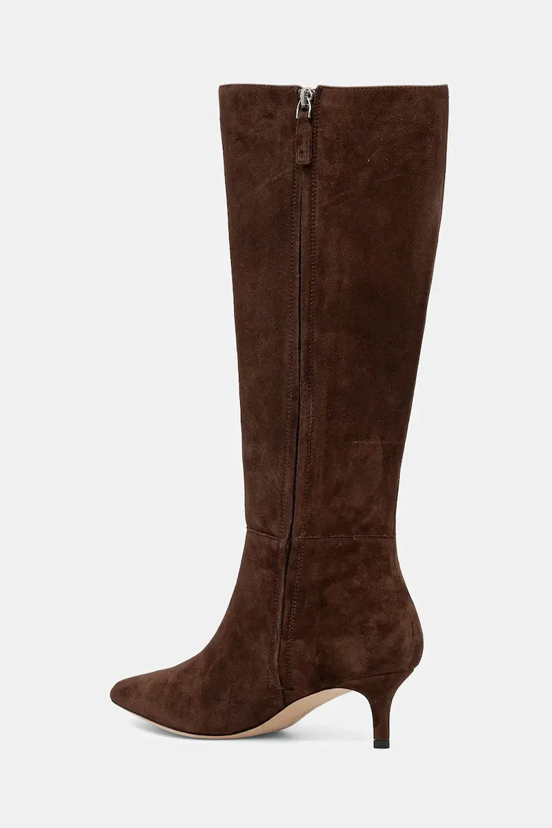 stivali in pelle scamosciata Mckay Tl Hl donna colore marrone 802967811004 miniatura 3