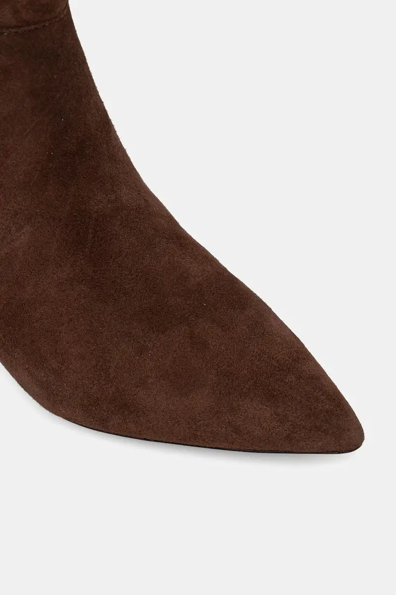 stivali in pelle scamosciata Mckay Tl Hl donna colore marrone 802967811004 miniatura 4