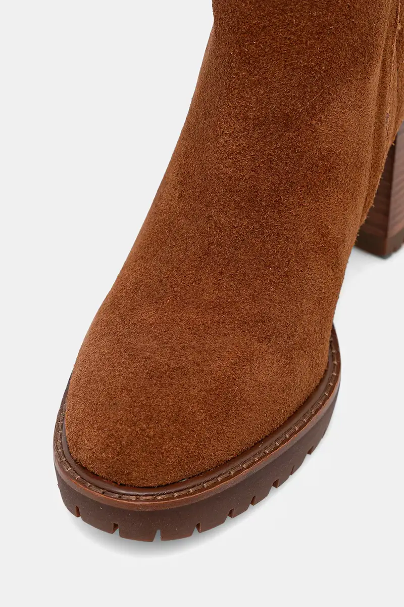 stivali in pelle scamosciata Tasha Tl Hl donna colore marrone 802977893002 miniatura 4