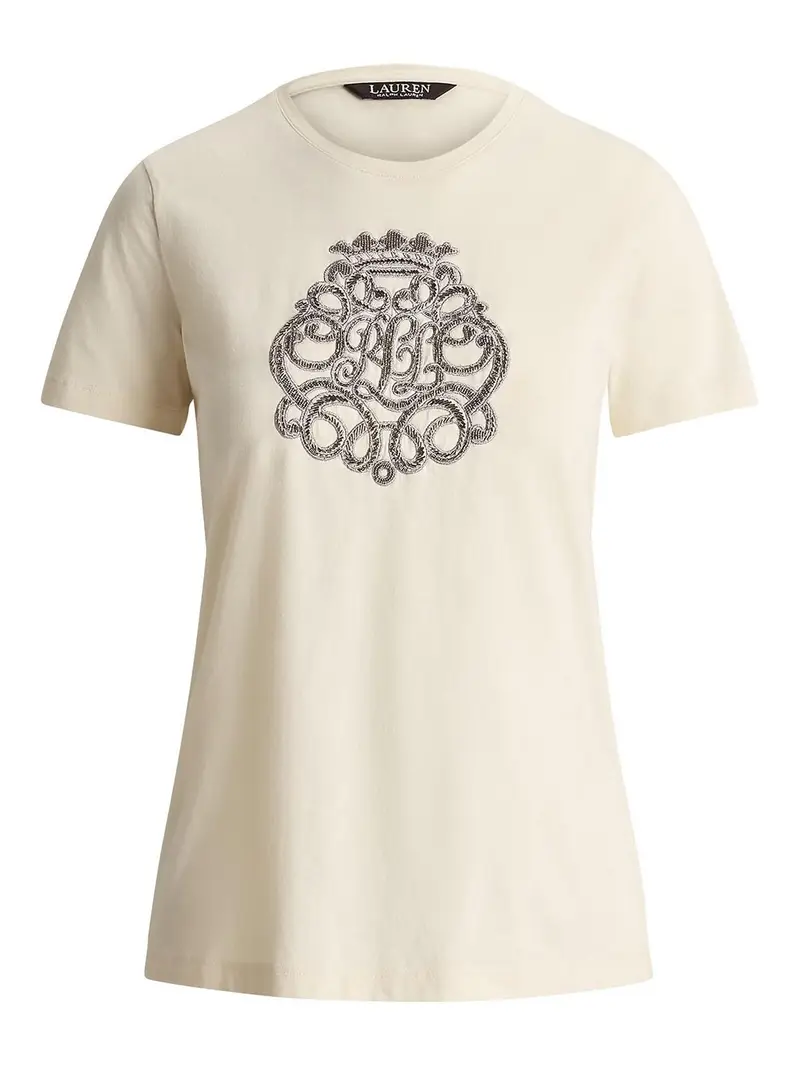 Lauren Ralph Lauren T-shirt Crema 3999391
