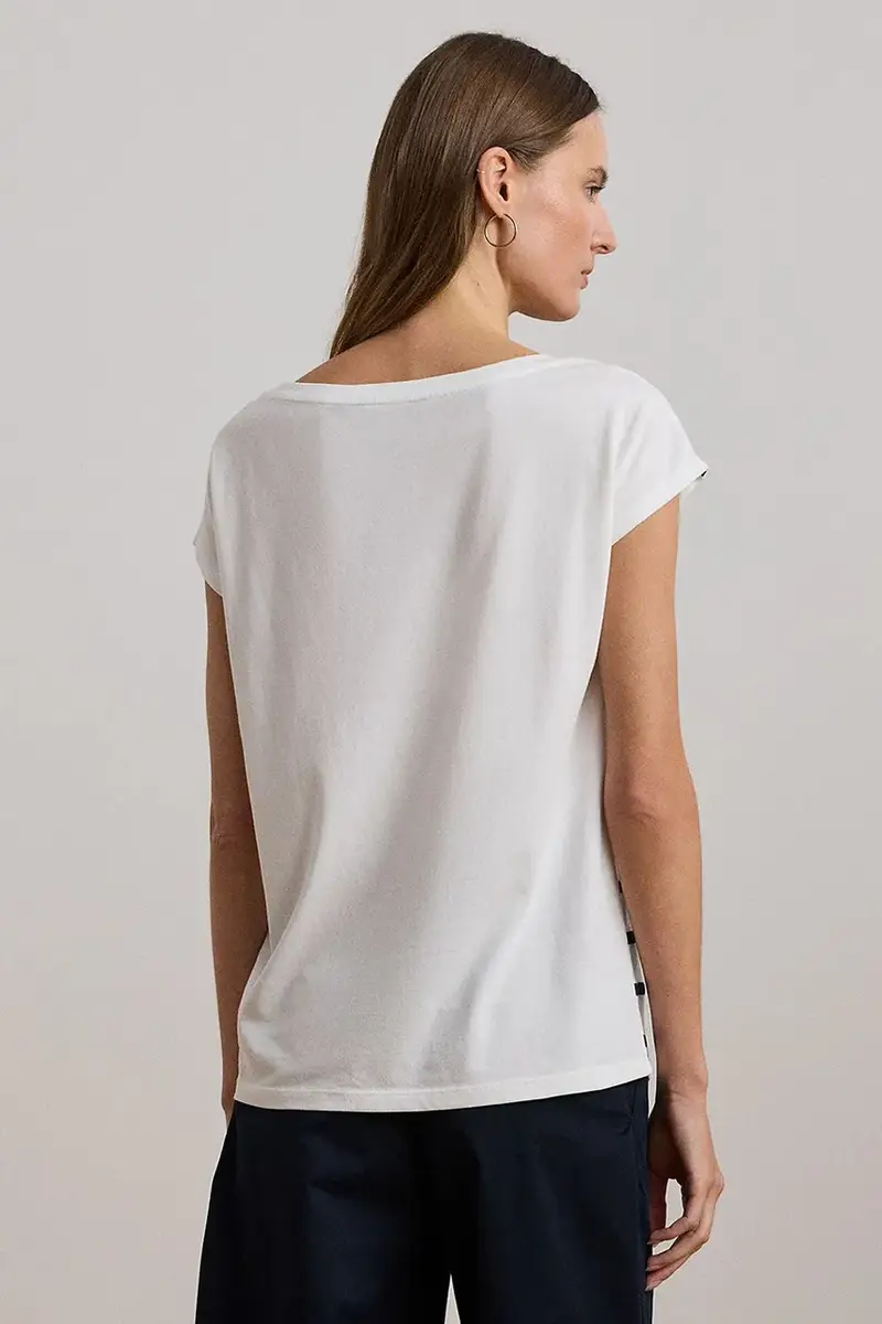 Lauren Ralph Lauren T-shirt Donna Bianco 3300767 miniatura 2