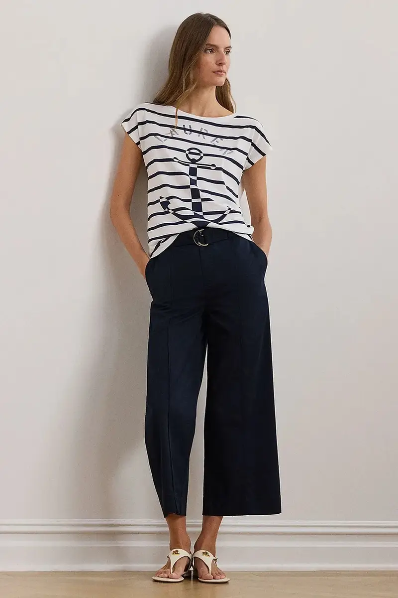 Lauren Ralph Lauren T-shirt Donna Bianco 3300767 miniatura 3