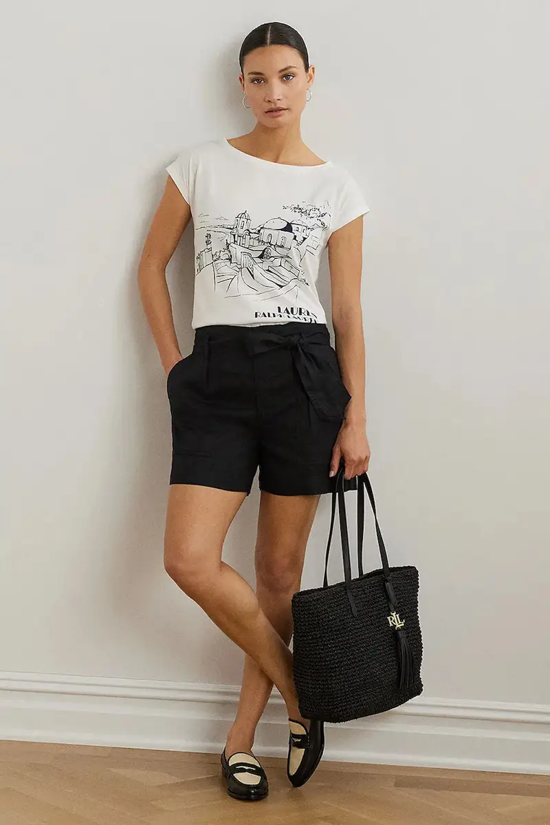 Lauren Ralph Lauren T-shirt Donna Bianco 3577265 miniatura 3