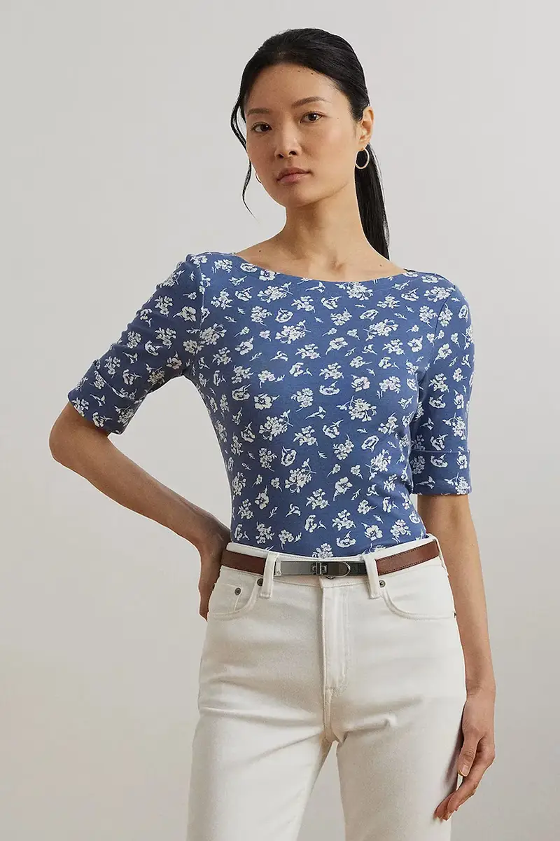 Lauren Ralph Lauren T-shirt Donna Blu 2982586