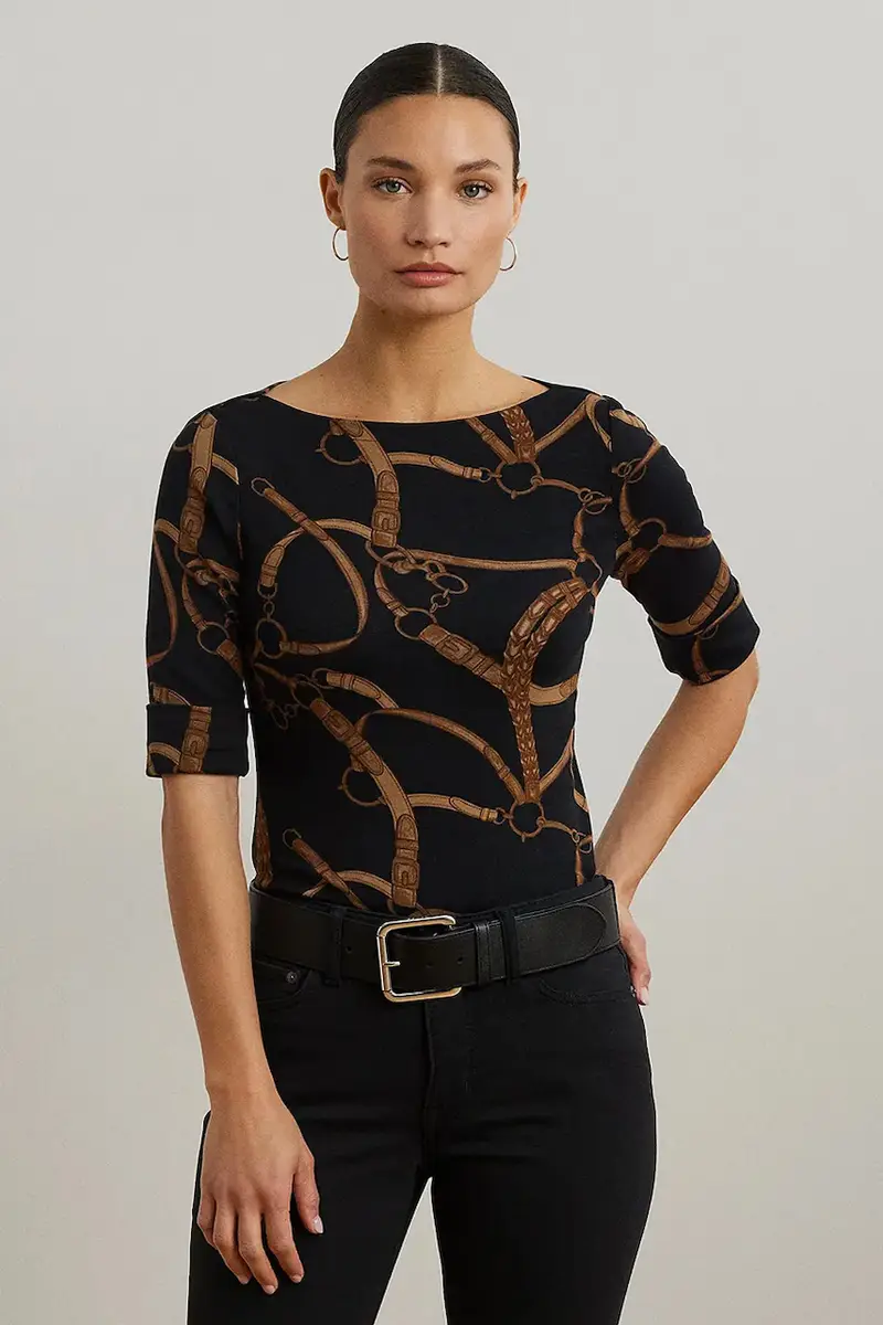 Lauren Ralph Lauren T-shirt Donna Nero 3426765